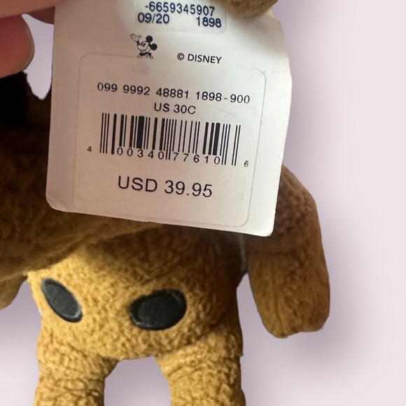 NWT Disney AE American Eagle Collab Special Edition Brown Mickey Mouse Plush - Picture 9 of 10